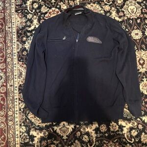 Black Zip-Up Sweater